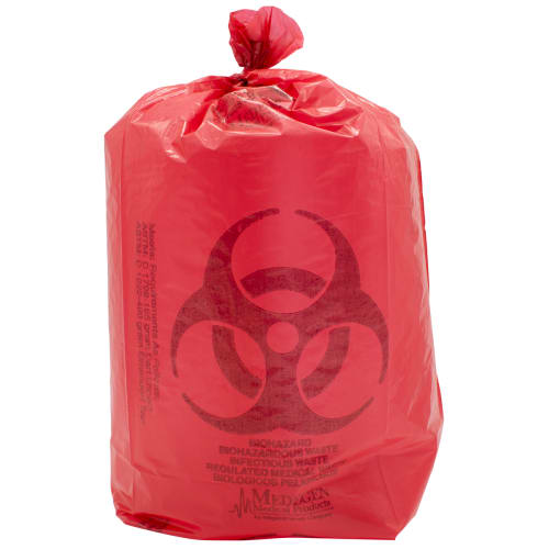 Lighthouse 3 Gallon Biohazard Waste Disposal Bag, Medium